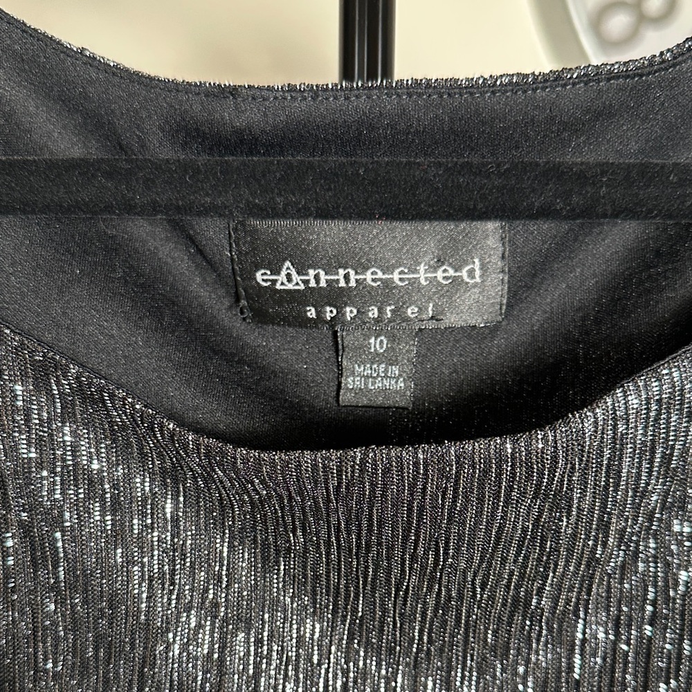 Connected Apparel Black Dress​ - Picture 2 of 6